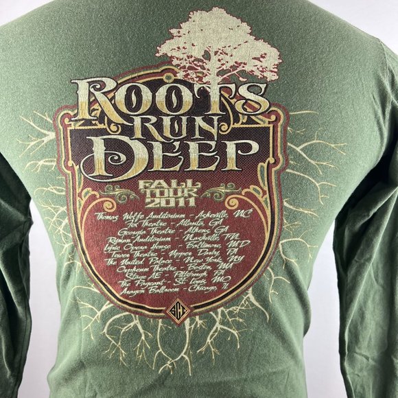 The String Cheese Incident 2011 Roots Run Deep Fall Concert Tour LS Shirt - Picture 4 of 5